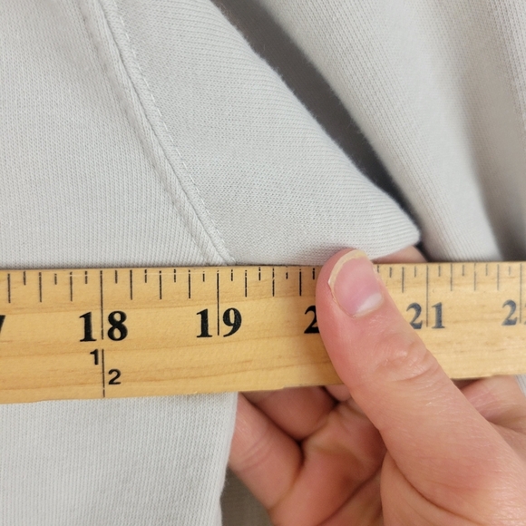 Zara Turtleneck‎ Cropped Sweatshirt Cream Tan Size Small - Picture 5 of 8